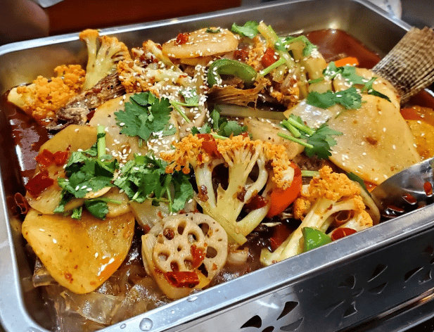 Grilled Fish Hot Pot